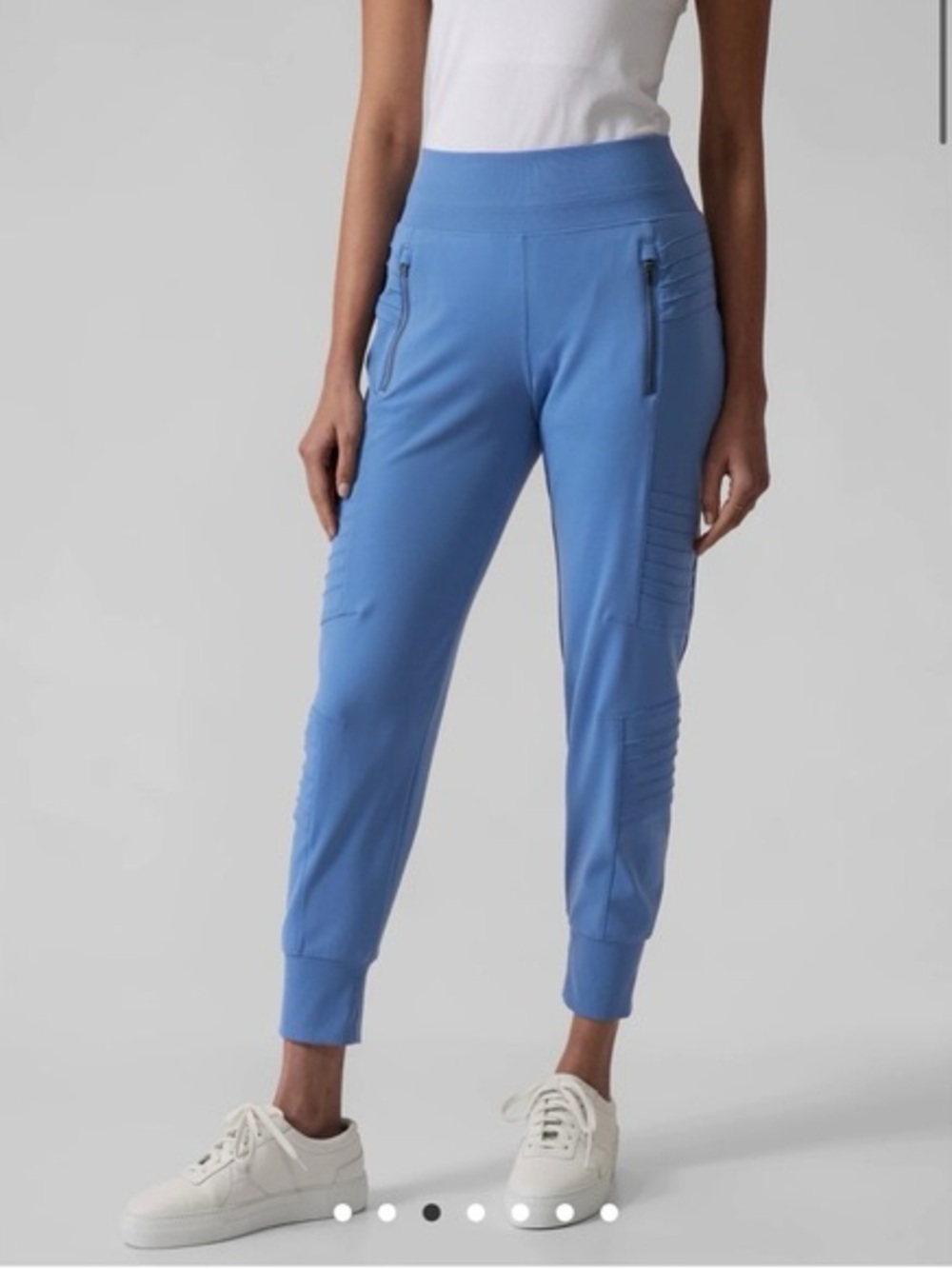 Athleta High-Rise Venice Moto Jogger Pants, size Small